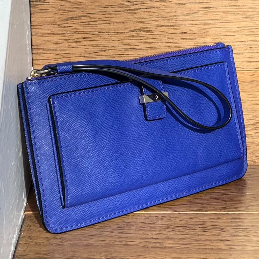 Kate Spade Royal Blue Wristlet